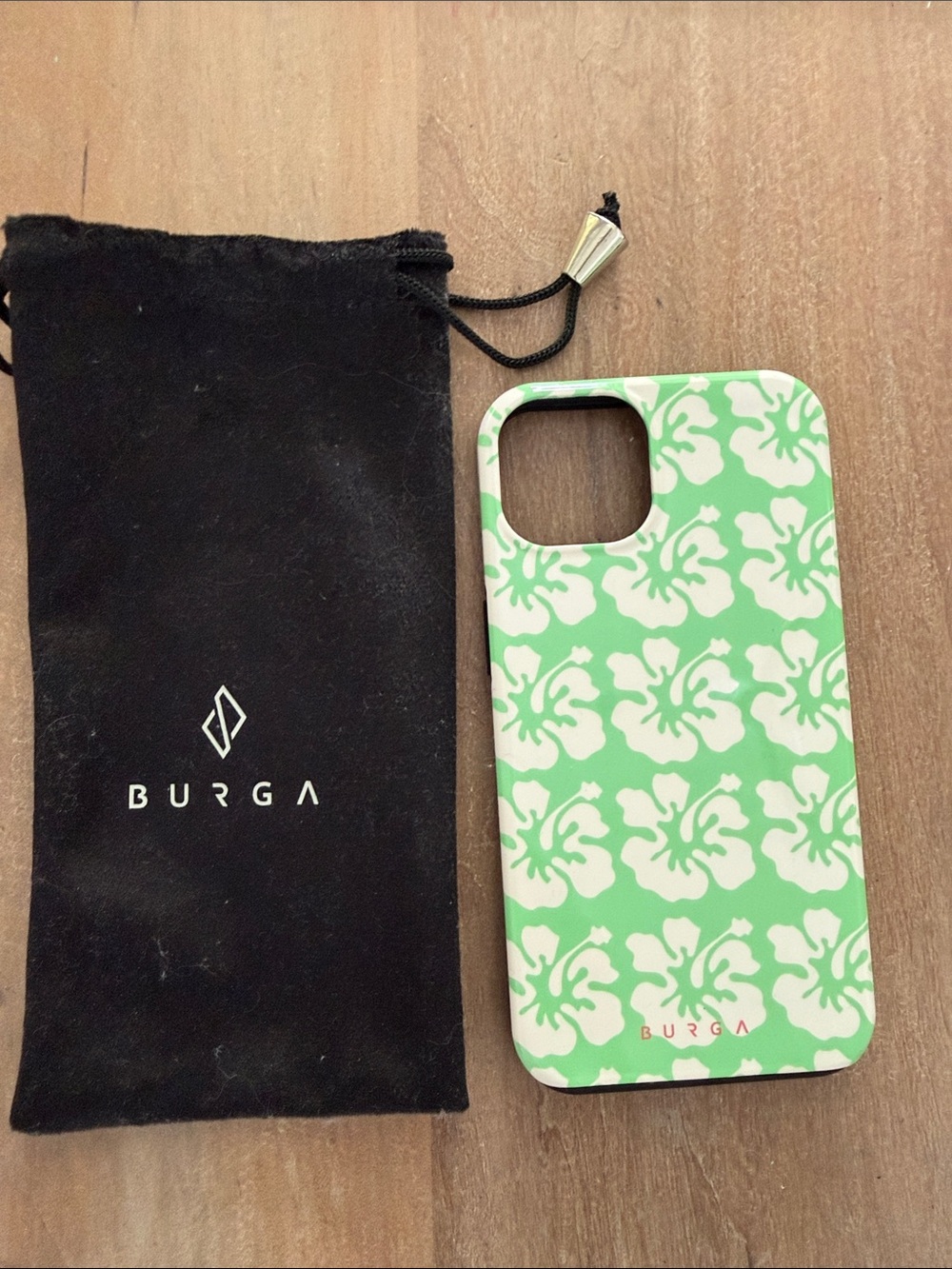 Burga Floral Green iPhone 13 Case